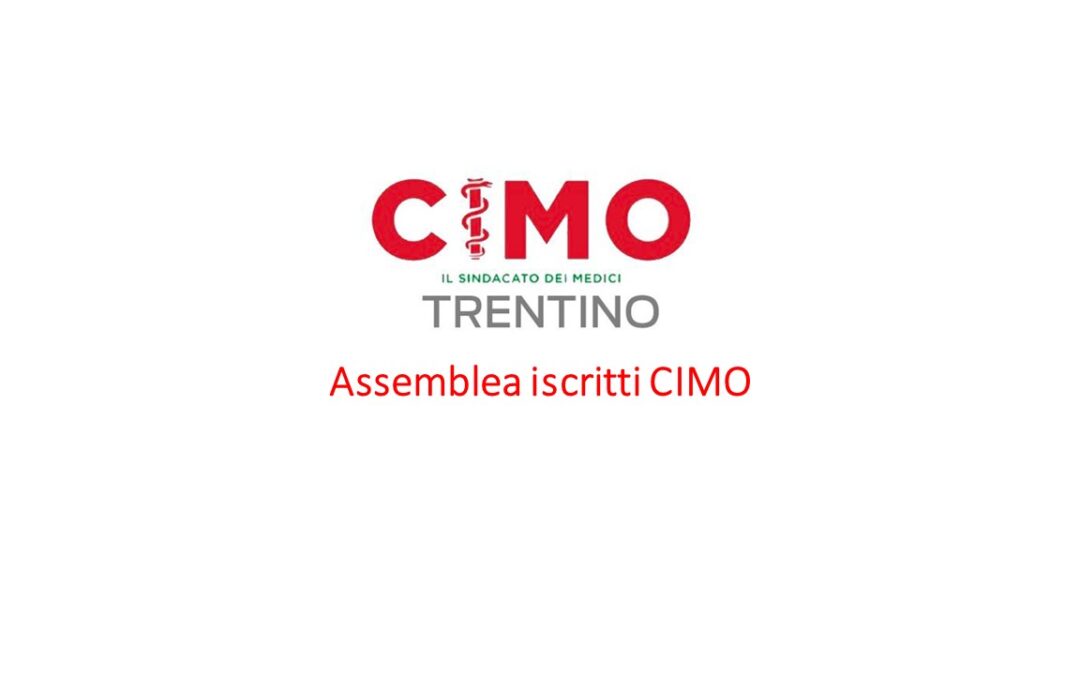 Assemblea iscritti CIMO