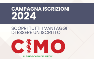Campagna Iscrizioni CIMO 2024