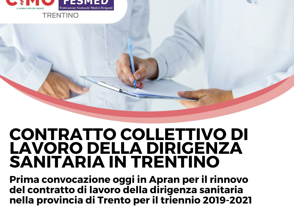 Rinnovo del contratto collettivo provinciale triennio 2019-2021