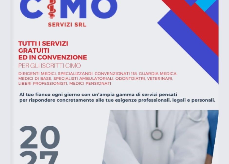 Campagna iscrizioni CIMO 2027